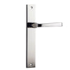 Iver Door Handle Annecy Rectangular Latch Pair Polished Nickel