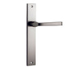 Iver Door Handle Annecy Rectangular Latch Pair Satin Nickel