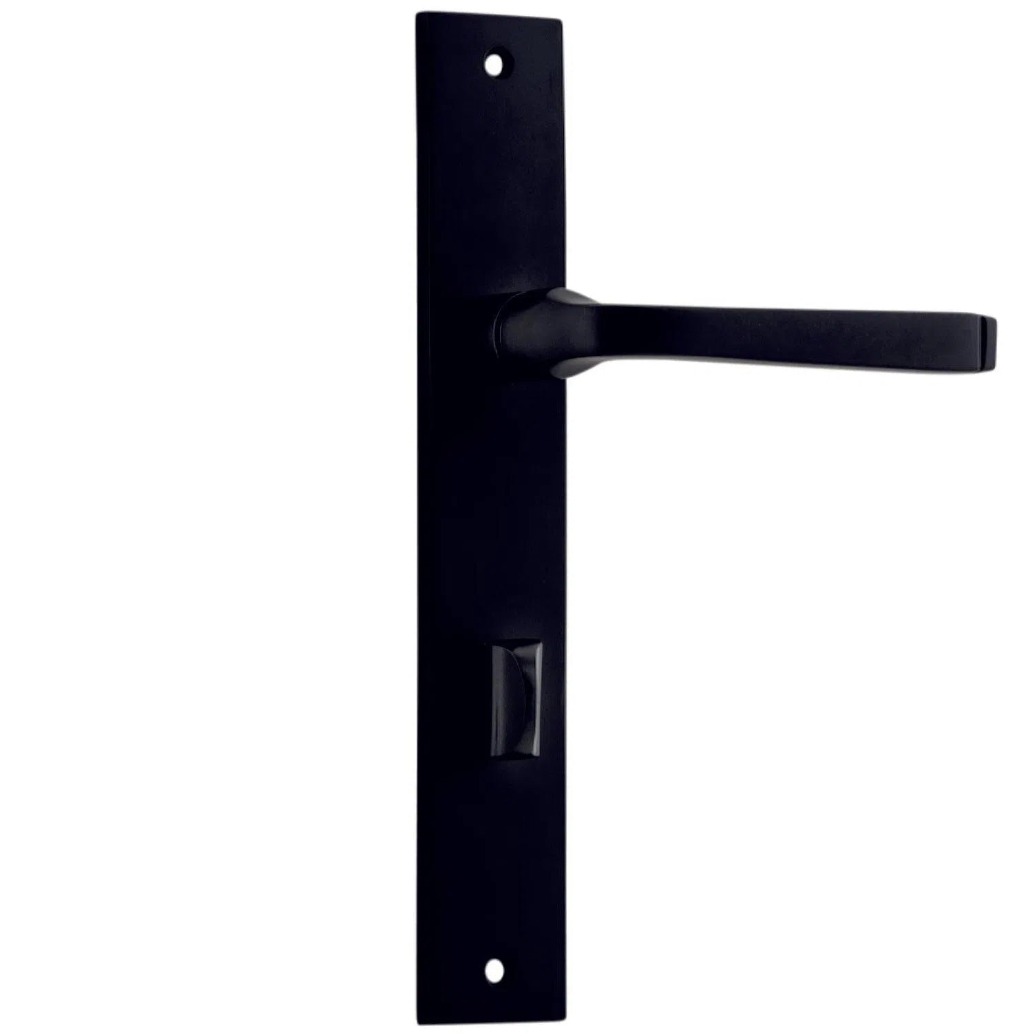 Iver Door Handle Annecy Rectangular Privacy Pair Matt Black