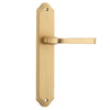 Iver Door Handle Annecy Shouldered Latch Pair Brushed Brass