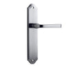 Iver Door Handle Annecy Shouldered Latch Pair Brushed Chrome