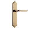 Iver Door Handle Annecy Shouldered Latch Pair Polished Brass