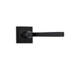 Iver Door Handle Annecy Square Rose Pair Matt Black