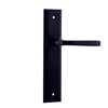 Iver Door Handle Annecy Stepped Latch Pair Matt Black