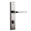 Iver Door Handle Annecy Stepped Privacy Pair Polished Nickel