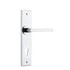 Iver Door Handle Baltimore Chamfered Euro Polished Chrome