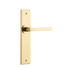 Iver Door Handle Baltimore Chamfered Latch Polished Brass