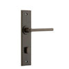 Iver Door Handle Baltimore Chamfered Privacy Signature Brass