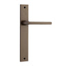 Iver Door Handle Baltimore Rectangular Latch Pair Signature Brass