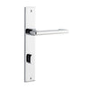 Iver Door Handle Baltimore Return Rectangular Privacy Pair Polished Chrome