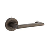 Iver Door Handle Baltimore Return Round Rose Pair Signature Brass