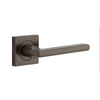 Iver Door Handle Baltimore Square Rose Pair Signature Brass