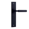 Iver Door Handle Berlin Chamfered Latch Matt Black