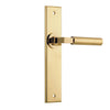 Iver Door Handle Berlin Chamfered Latch Polished Brass