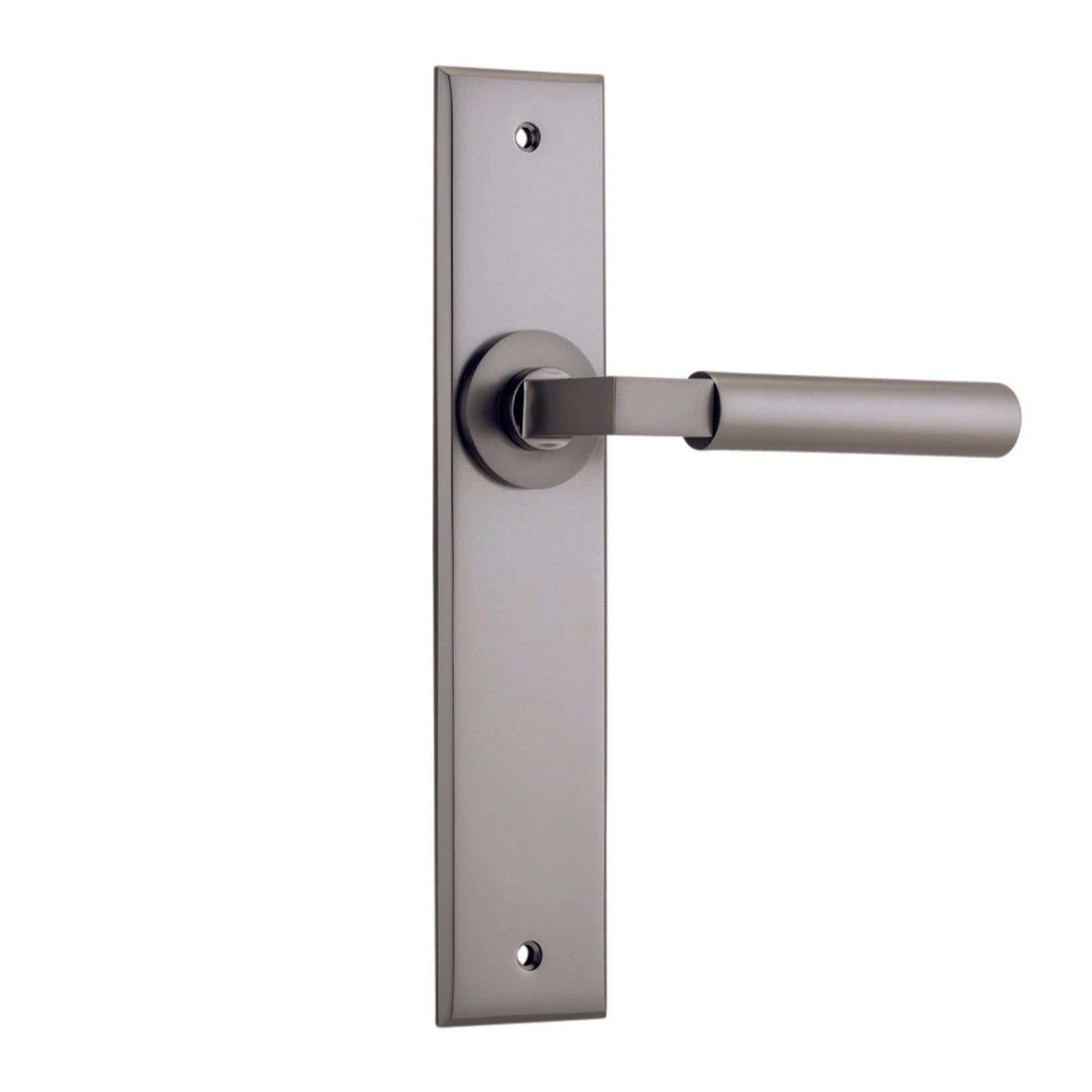 Iver Door Handle Berlin Chamfered Latch Satin Nickel