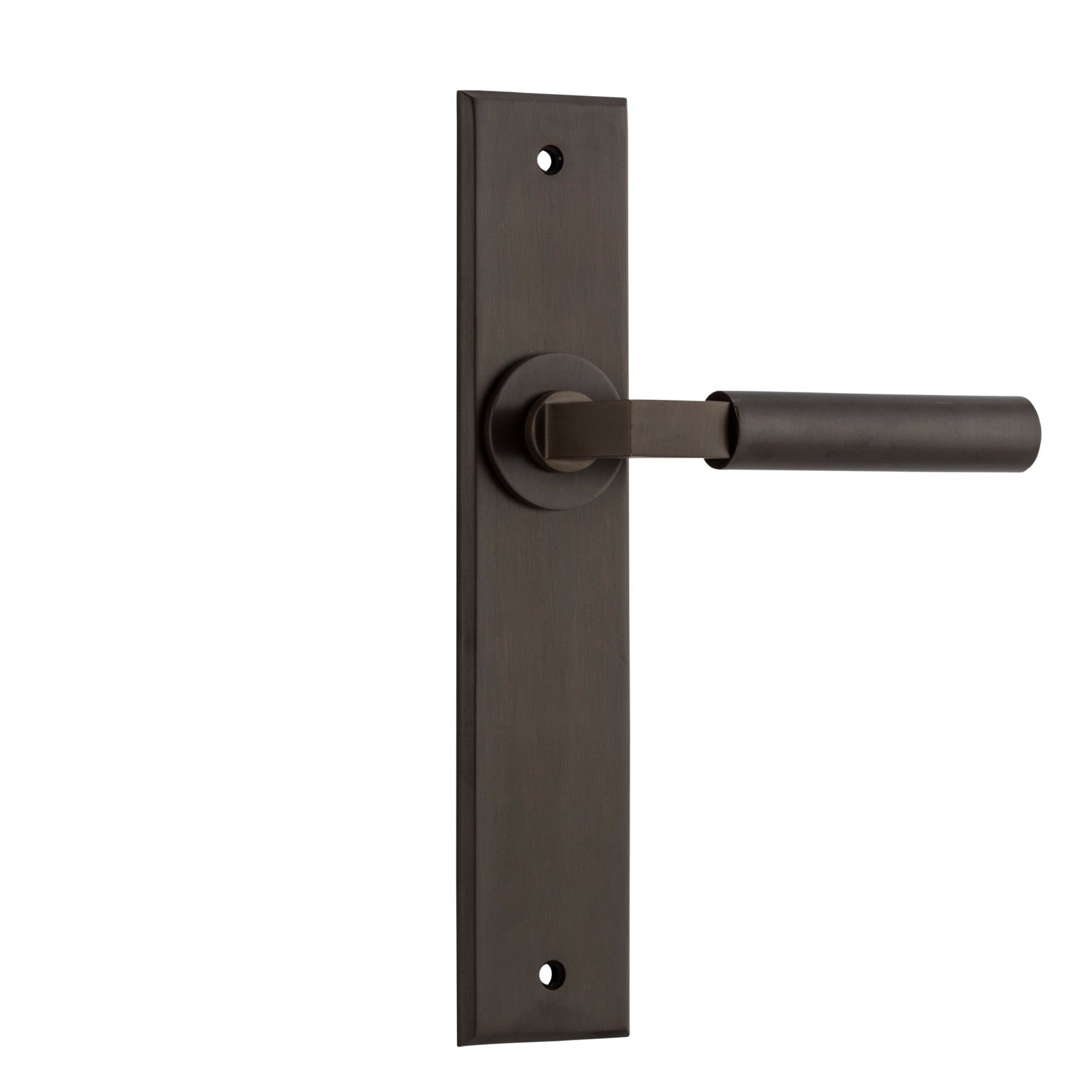 Iver Door Handle Berlin Chamfered Latch Signature Brass