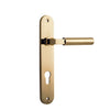 Iver Door Handle Berlin Oval Euro Polished Brass