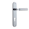 Iver Door Handle Berlin Oval Euro Polished Chrome