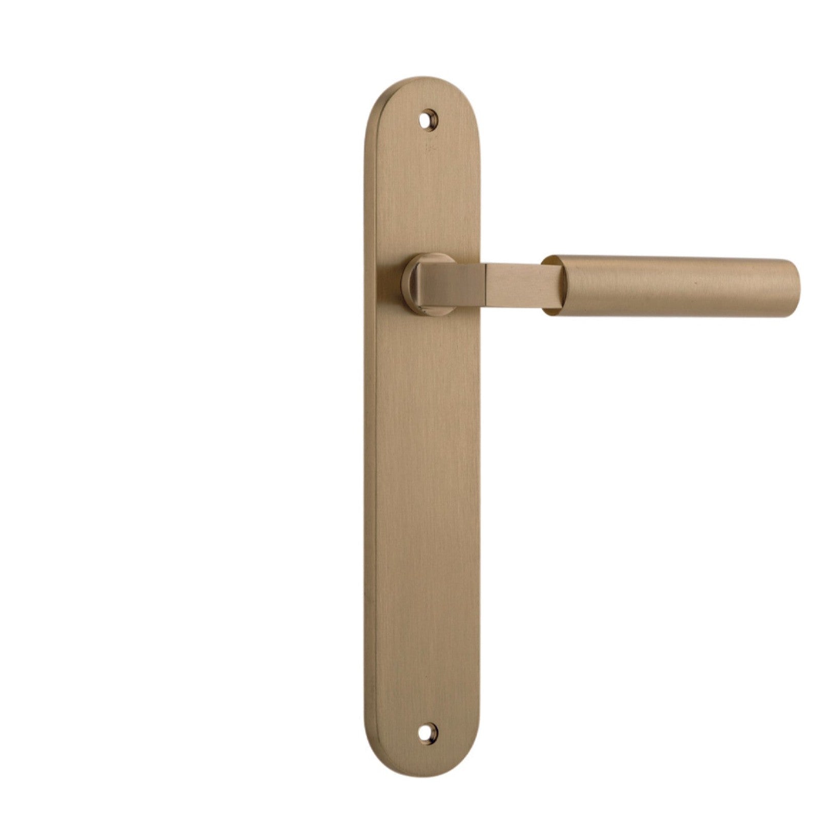 Iver Door Handle Berlin Oval Latch Brushed Brass