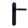 Iver Door Handle Berlin Oval Latch Matt Black