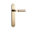 Iver Door Handle Berlin Oval Latch Polished Brass