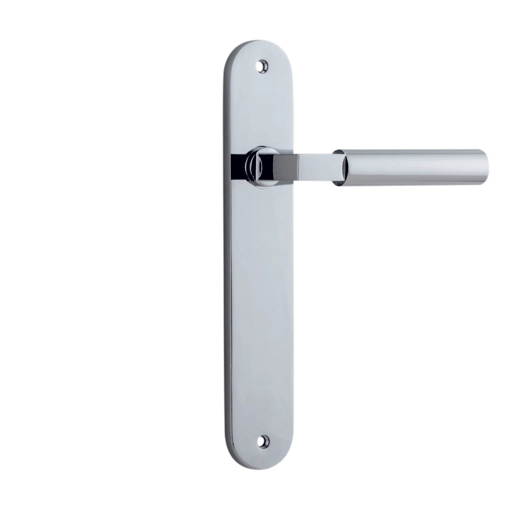 Iver Door Handle Berlin Oval Latch Polished Chrome