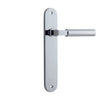 Iver Door Handle Berlin Oval Latch Polished Chrome