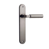 Iver Door Handle Berlin Oval Latch Satin Nickel