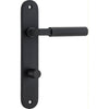 Iver Door Handle Berlin Oval Privacy Matt Black