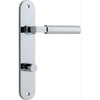 Iver Door Handle Berlin Oval Privacy Polished Chrome