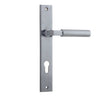 Iver Door Handle Berlin Rectangular Euro Brushed Chrome