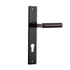 Iver Door Handle Berlin Rectangular Euro Signature Brass