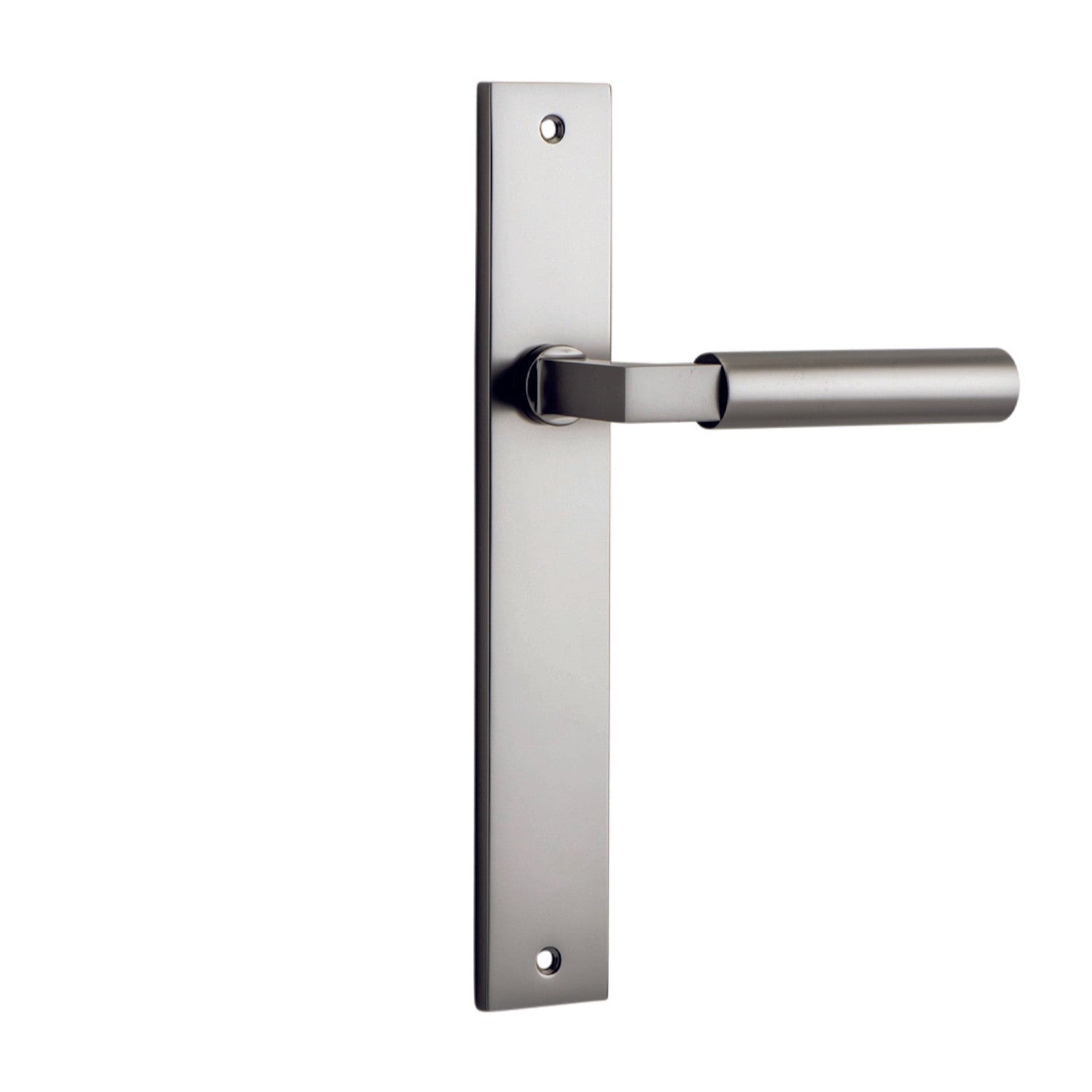 Iver Door Handle Berlin Rectangular Latch Satin Nickel