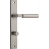 Iver Door Handle Berlin Rectangular Privacy Satin Nickel