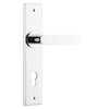 Iver Door Handle Bronte Chamfered Euro Polished Chrome