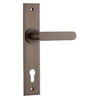 Iver Door Handle Bronte Chamfered Euro Signature Brass