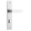 Iver Door Handle Bronte Chamfered Privacy Brushed Chrome