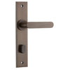 Iver Door Handle Bronte Chamfered Privacy Signature Brass