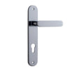 Iver Door Handle Bronte Oval Euro Polished Chrome