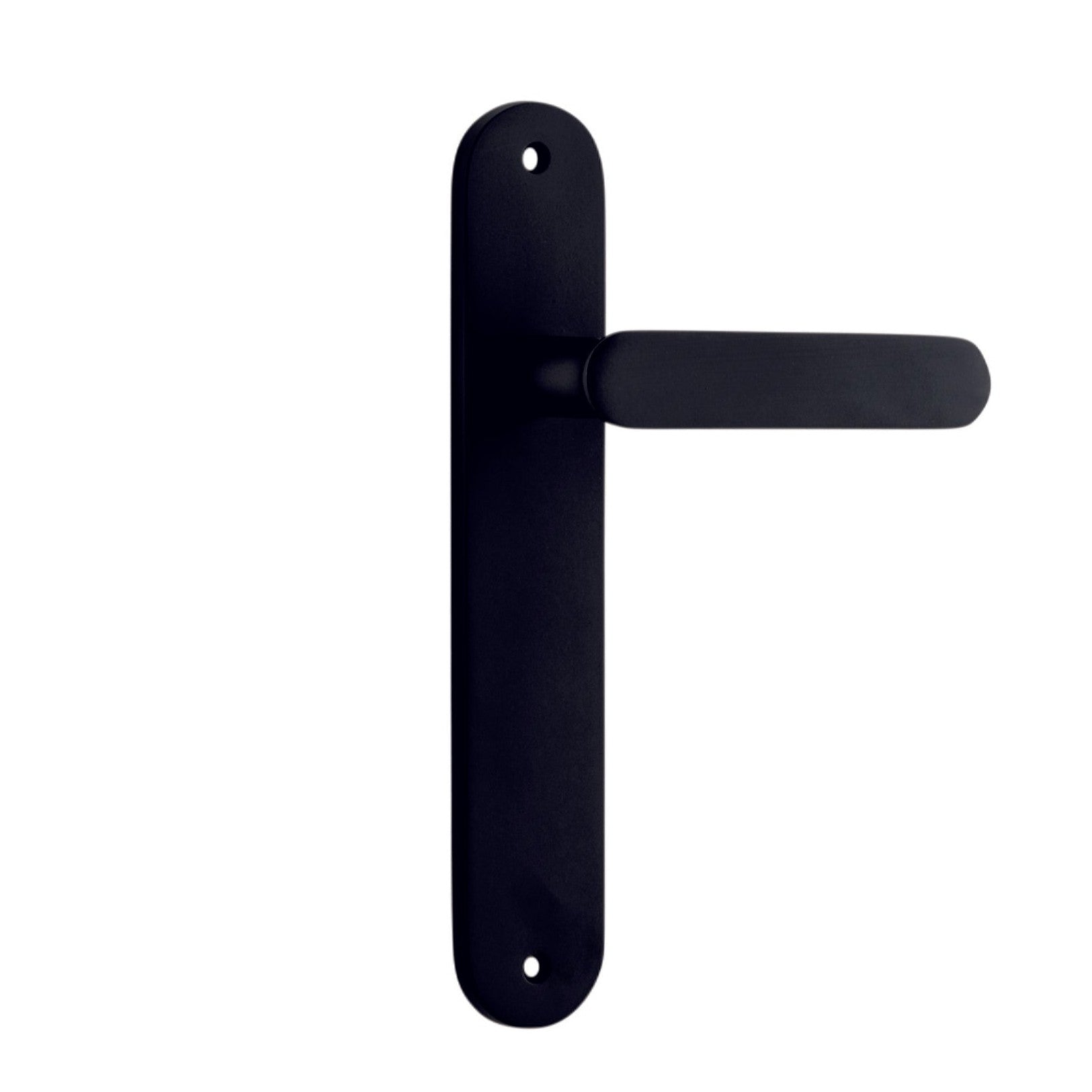 Iver Door Handle Bronte Oval Latch Matt Black