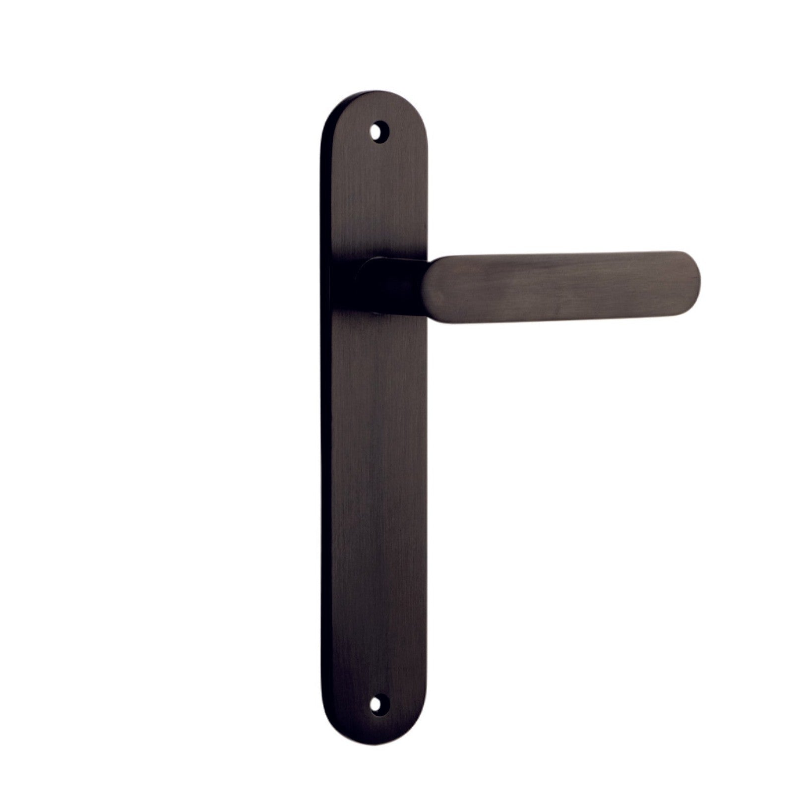 Iver Door Handle Bronte Oval Latch Signature Brass