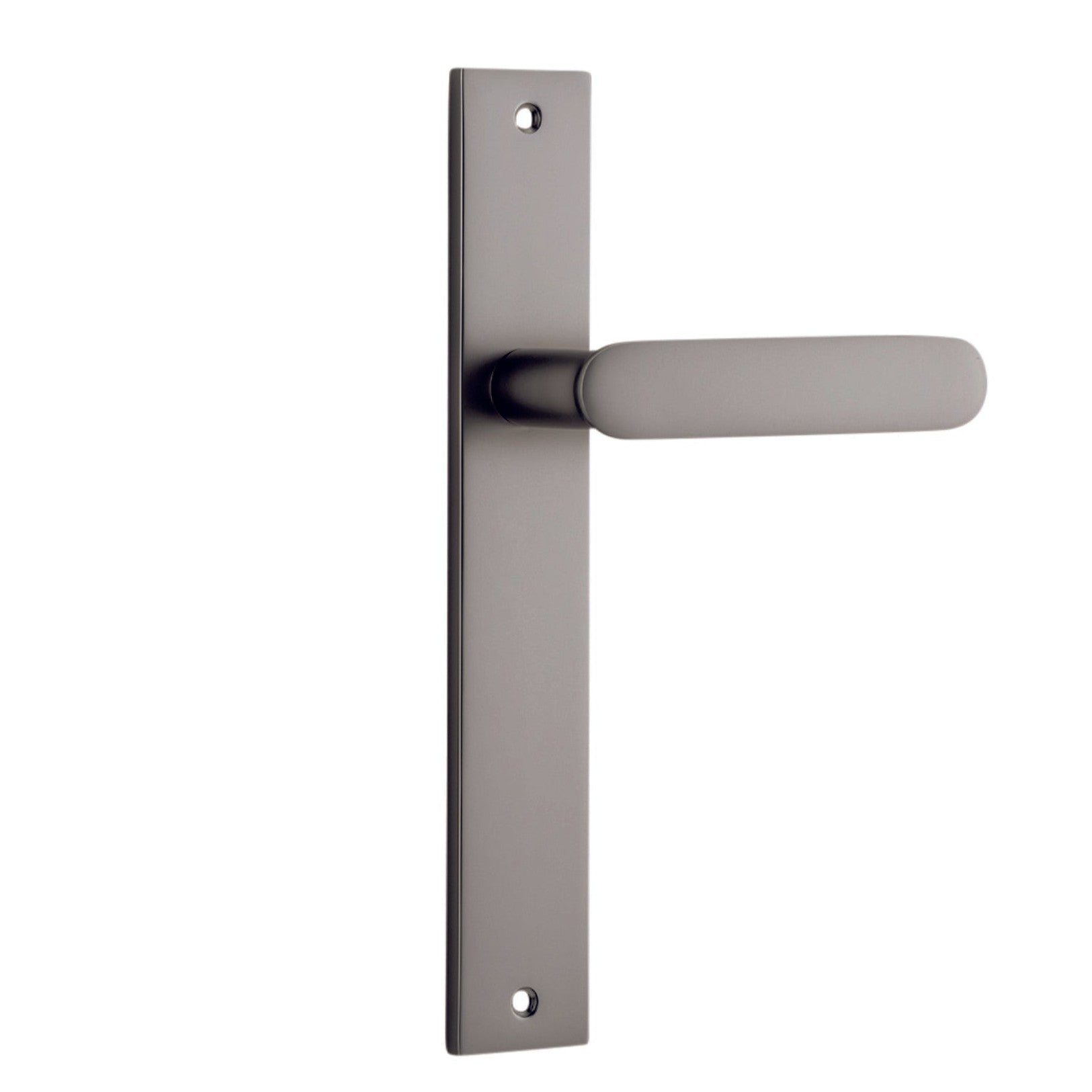 Iver Door Handle Bronte Rectangular Latch Satin Nickel