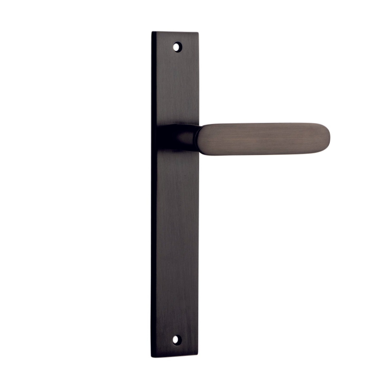 Iver Door Handle Bronte Rectangular Latch Signature Brass