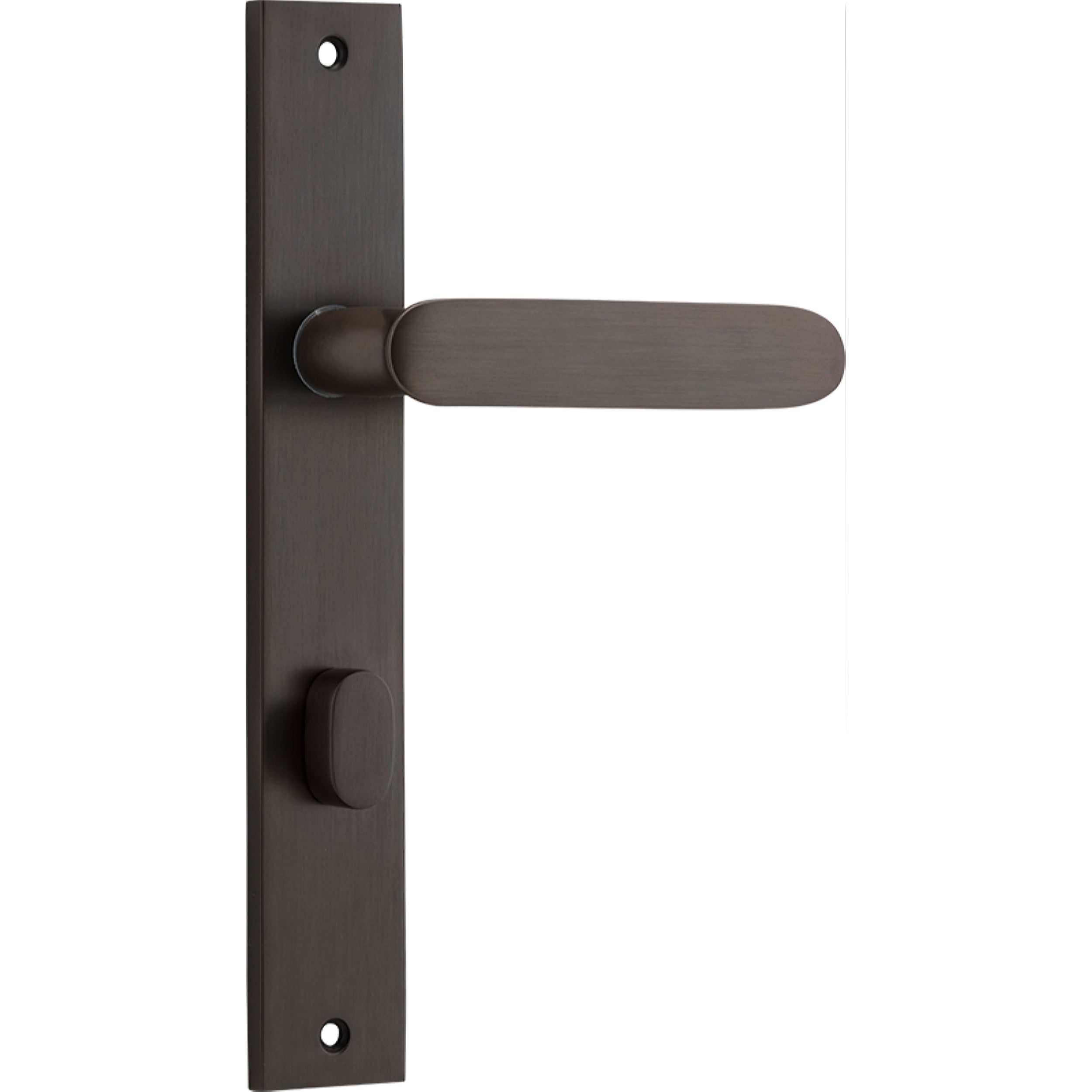 Iver Door Handle Bronte Rectangular Privacy Signature Brass