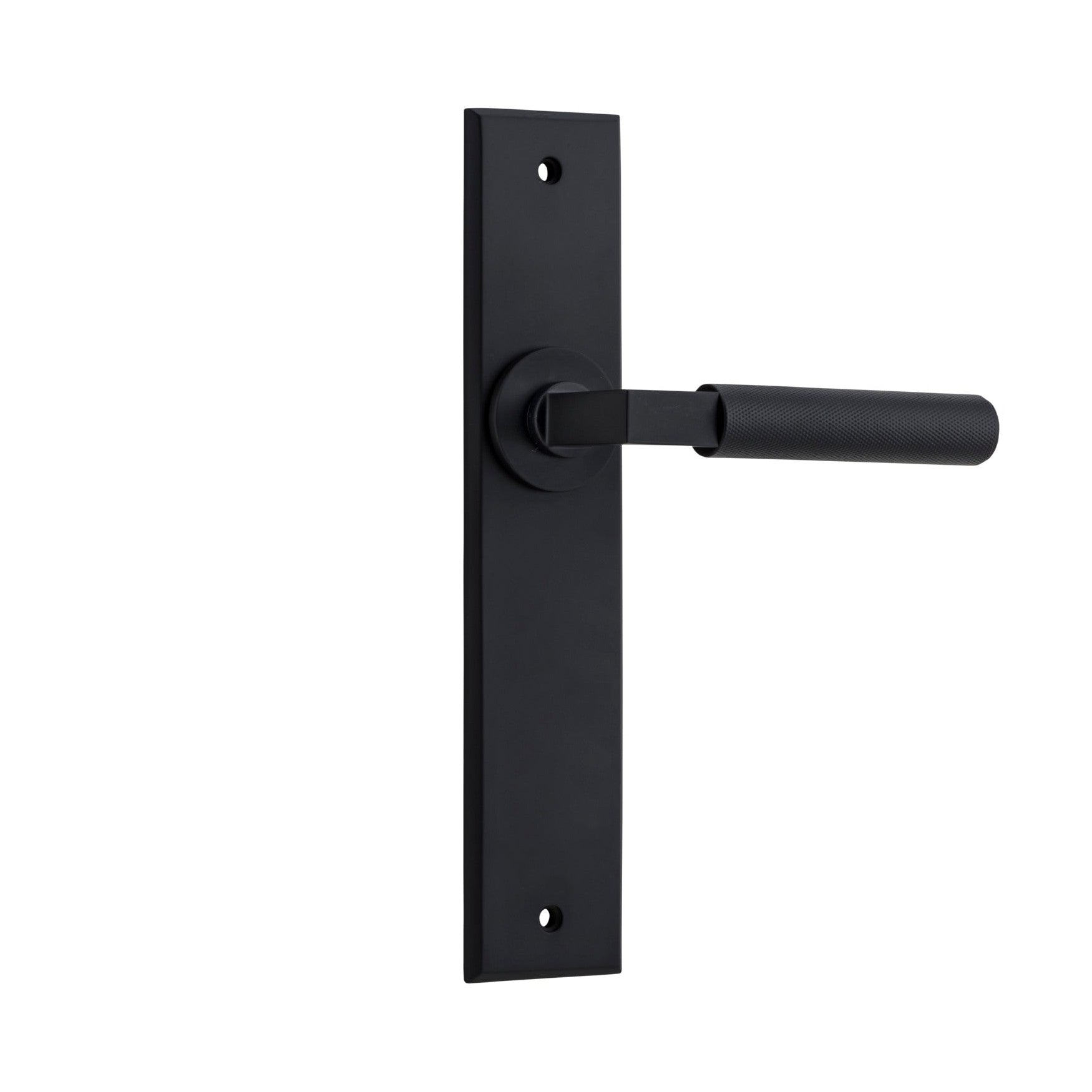 Iver Door Handle Brunswick Chamfered Latch Matt Black