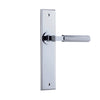 Iver Door Handle Brunswick Chamfered Latch Polished Chrome