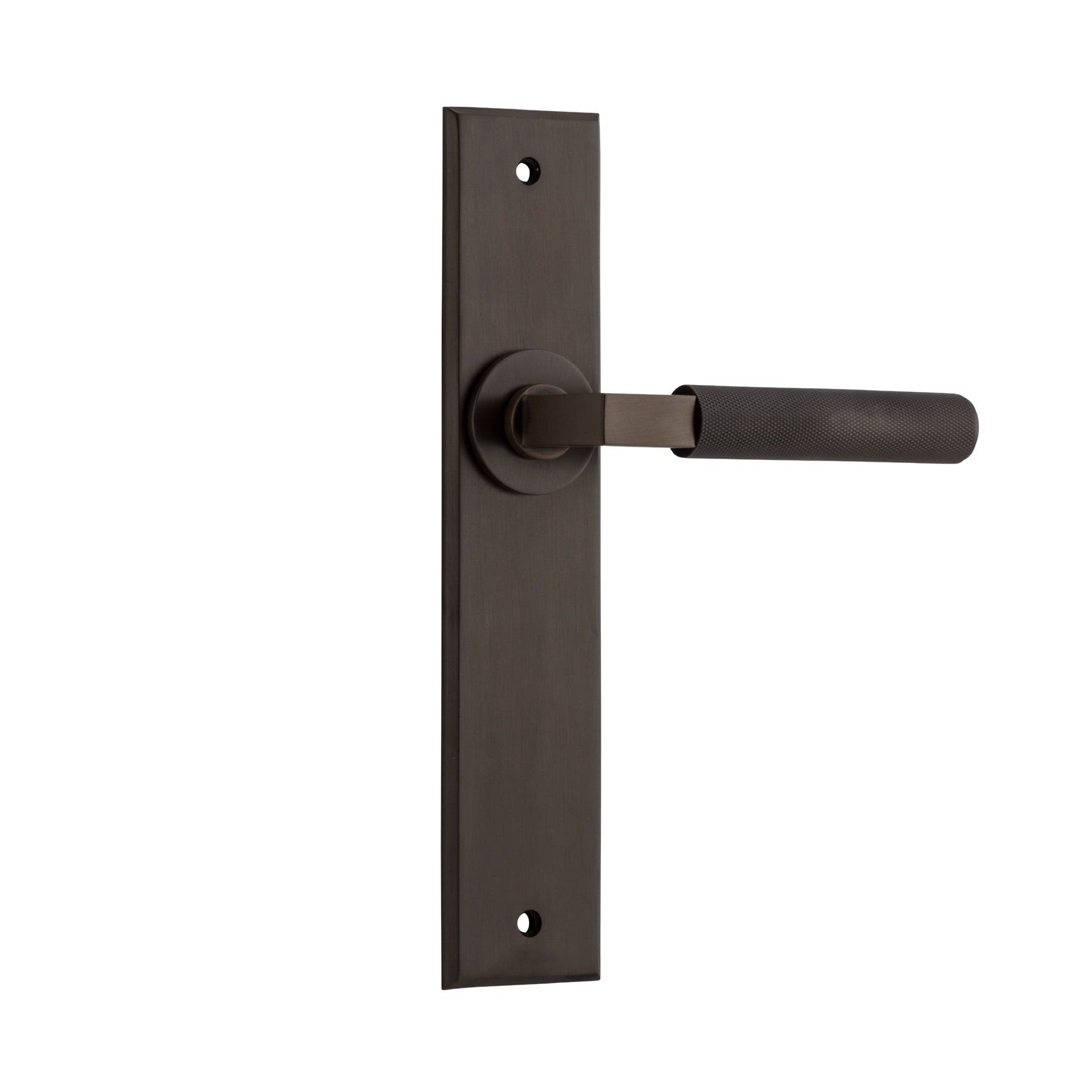 Iver Door Handle Brunswick Chamfered Latch Signature Brass