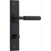 Iver Door Handle Brunswick Chamfered Privacy Matt Black