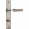 Iver Door Handle Brunswick Chamfered Privacy Satin Nickel