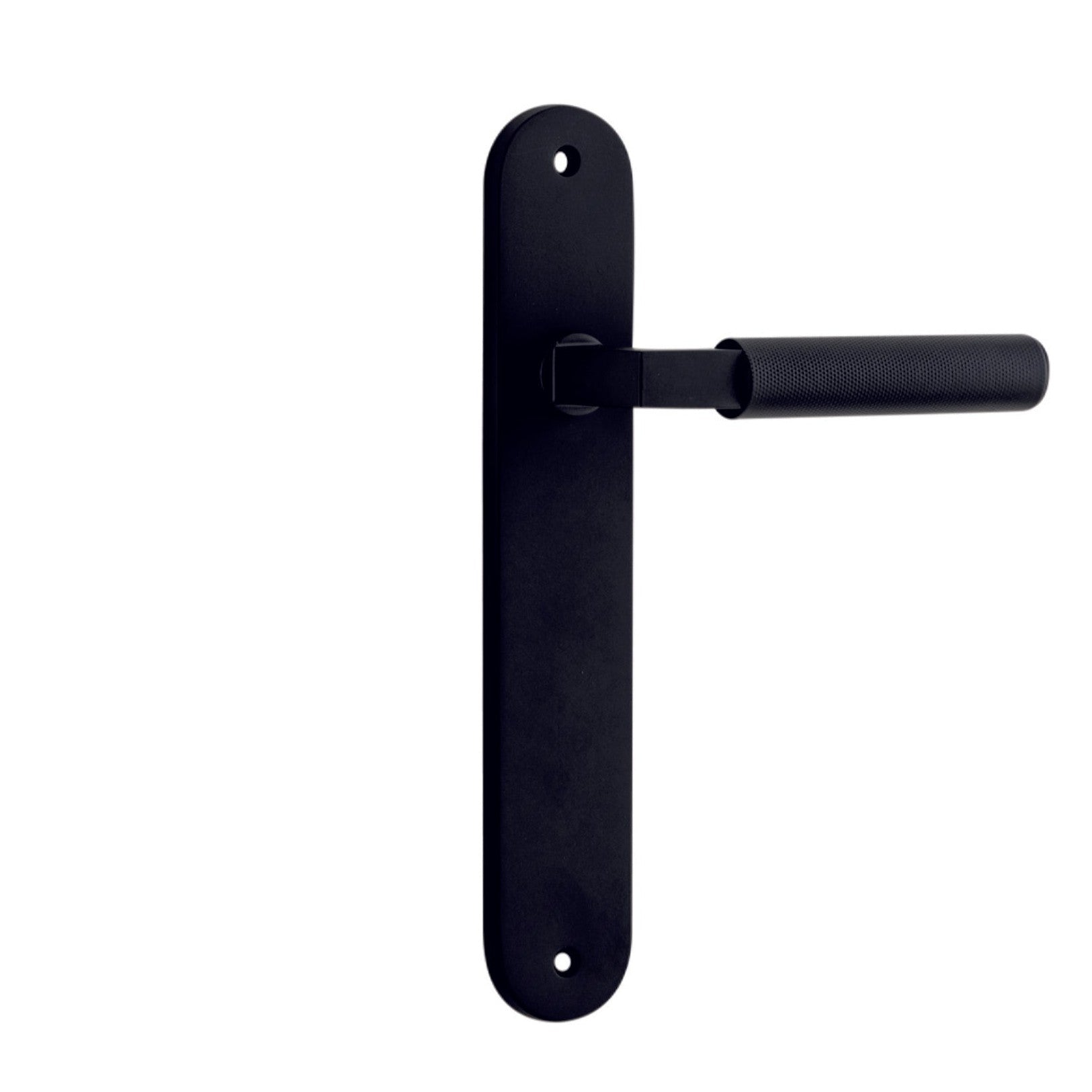 Iver Door Handle Brunswick Oval Latch Matt Black